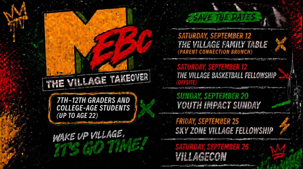 Village Takeover Season Save the Dates